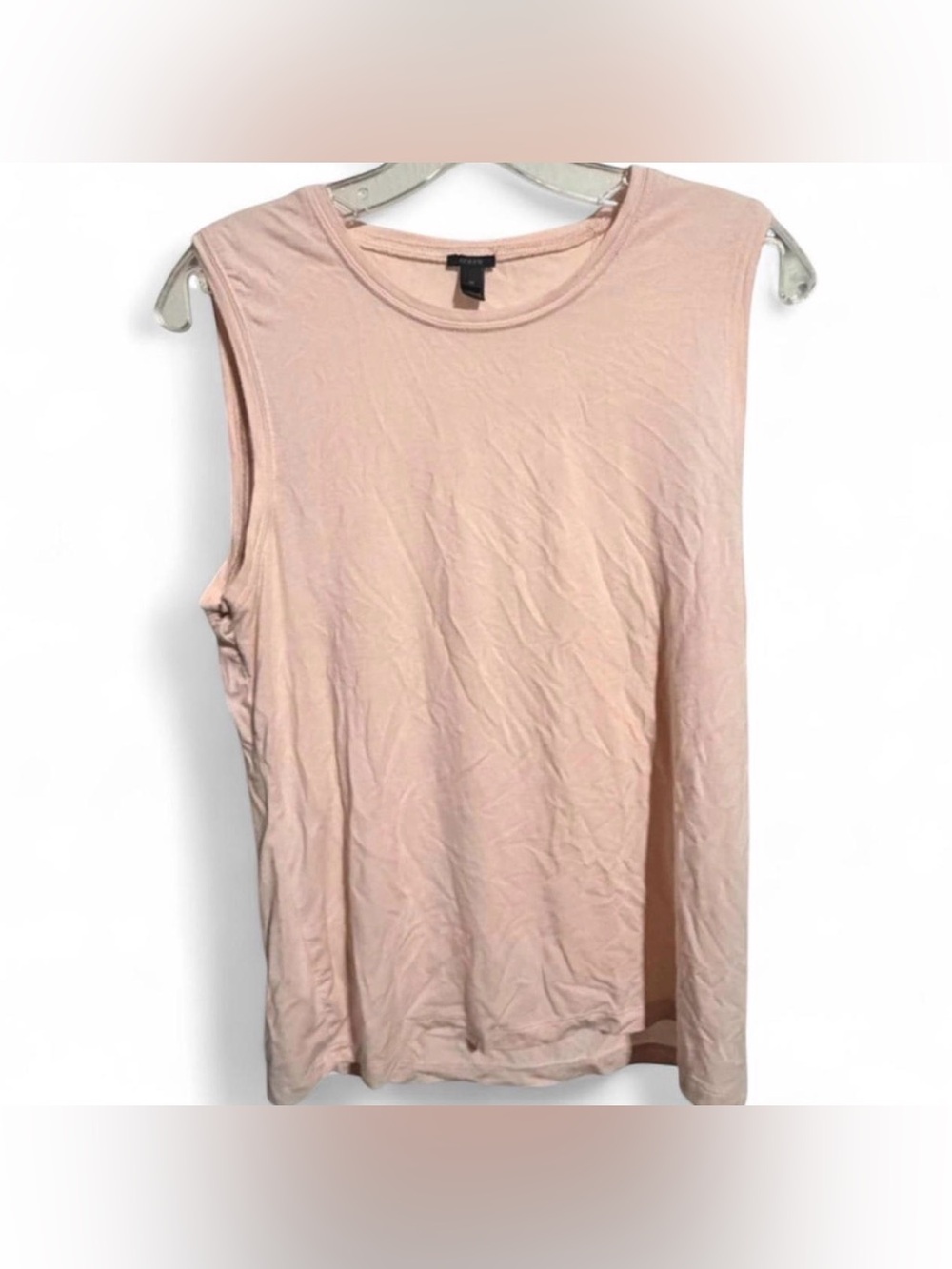J. Crew Sleeveless Crewneck Tank - Light Blush Pink